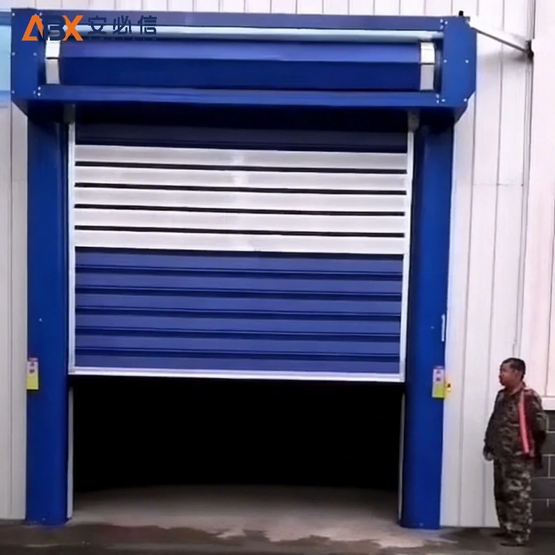 白银金属快速门